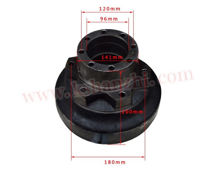 B11E3-02051/216G3-02051 Tambor y cubo de freno para FB10~18-7/-8, FD10~18T12/C12