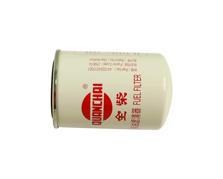 Piezas de carretilla elevadora Hanzhi 4410204310301 Filtro de combustible para Quanchai 4J1/6J1-115C31