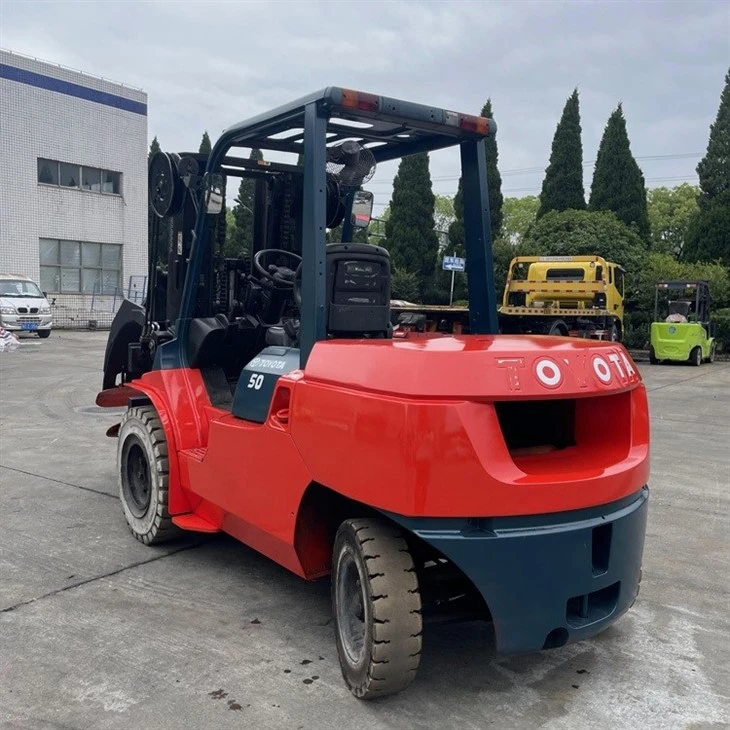 Hanzhi Original Japan Second-hand Forklift 7fd50 Counter Balanced Diesel Forklift