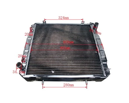 Radiador enfriador de aceite hidráulico CY030-40100 para carretilla elevadora D4BB/Shangli de 3 toneladas