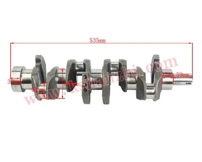 Piezas de montacargas 12201-Cigüeñal del motor FY500 para Nissan K25, 100 % premium