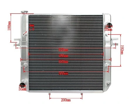 Radiador mecánico de aluminio para montacargas XF251-331000 para Hc XF250, CPCQ30~35/K25